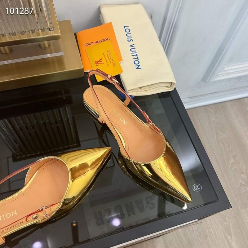 Louis Viutton Pointed Flat Sandals SH010445