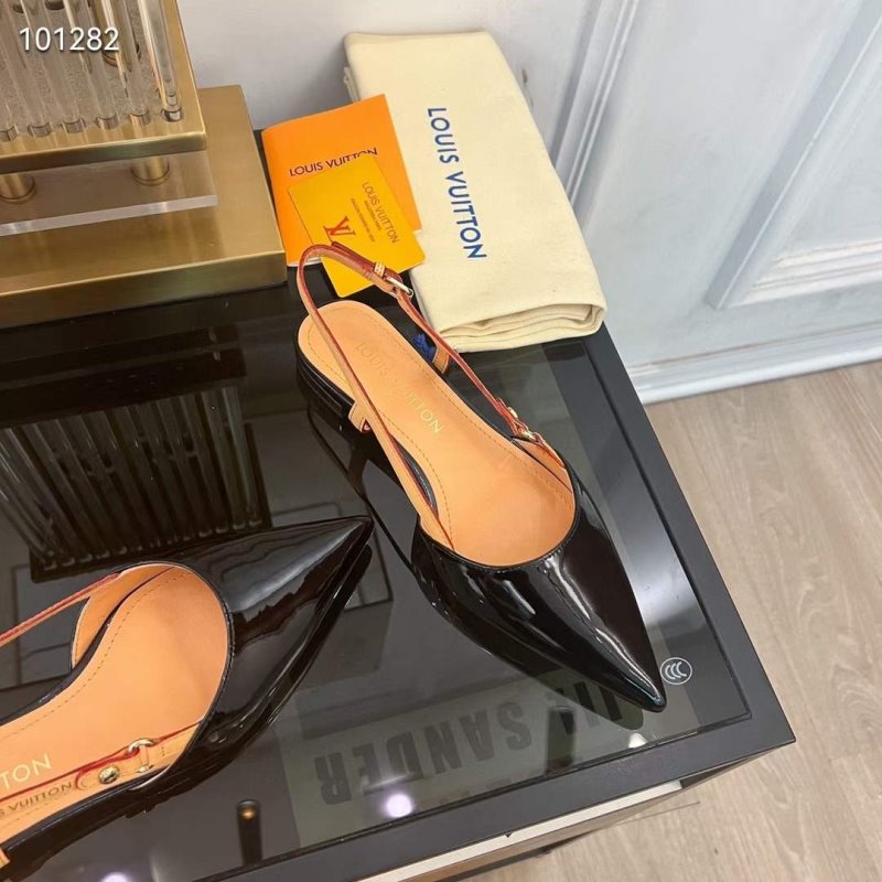 Louis Viutton Pointed Flat Sandals SH010447