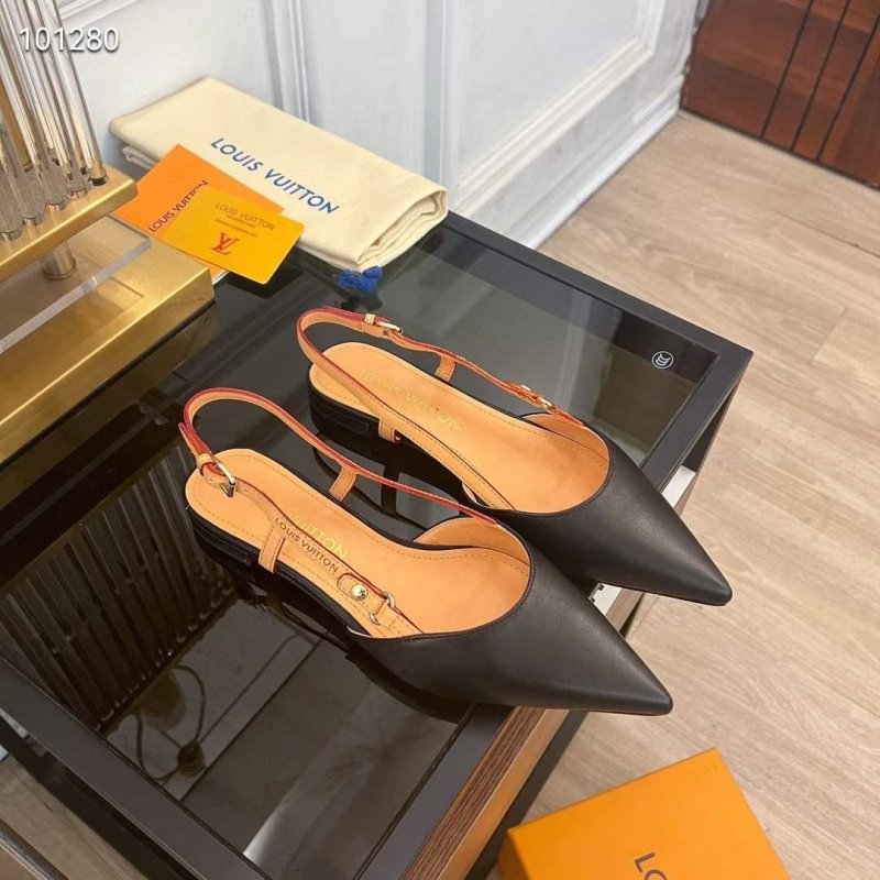 Louis Viutton Pointed Flat Sandals SH010448