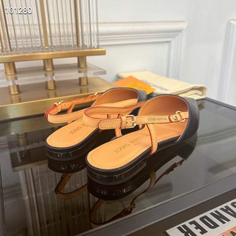 Louis Viutton Pointed Flat Sandals SH010448