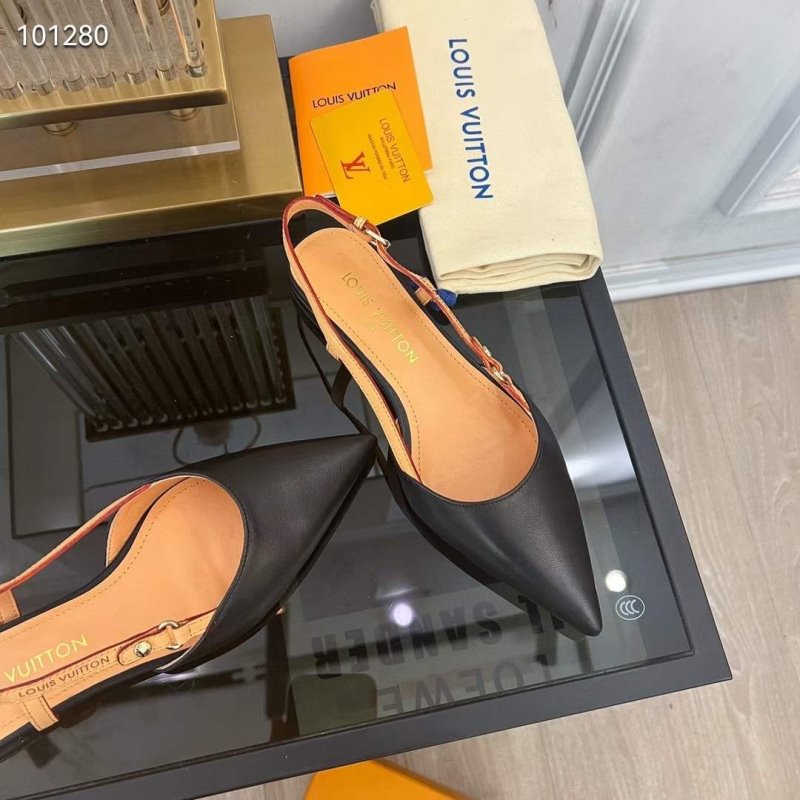 Louis Viutton Pointed Flat Sandals SH010448