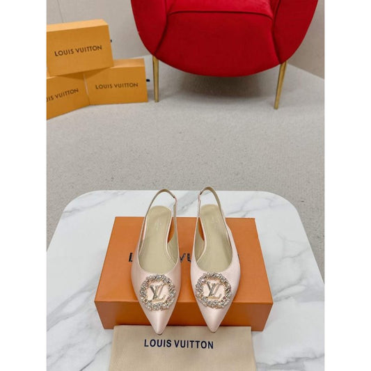 Louis Viutton Pointed Round Buckle Sandals SH010393