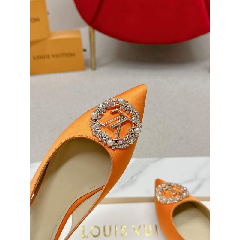 Louis Viutton Pointed Round Buckle Sandals SH010395