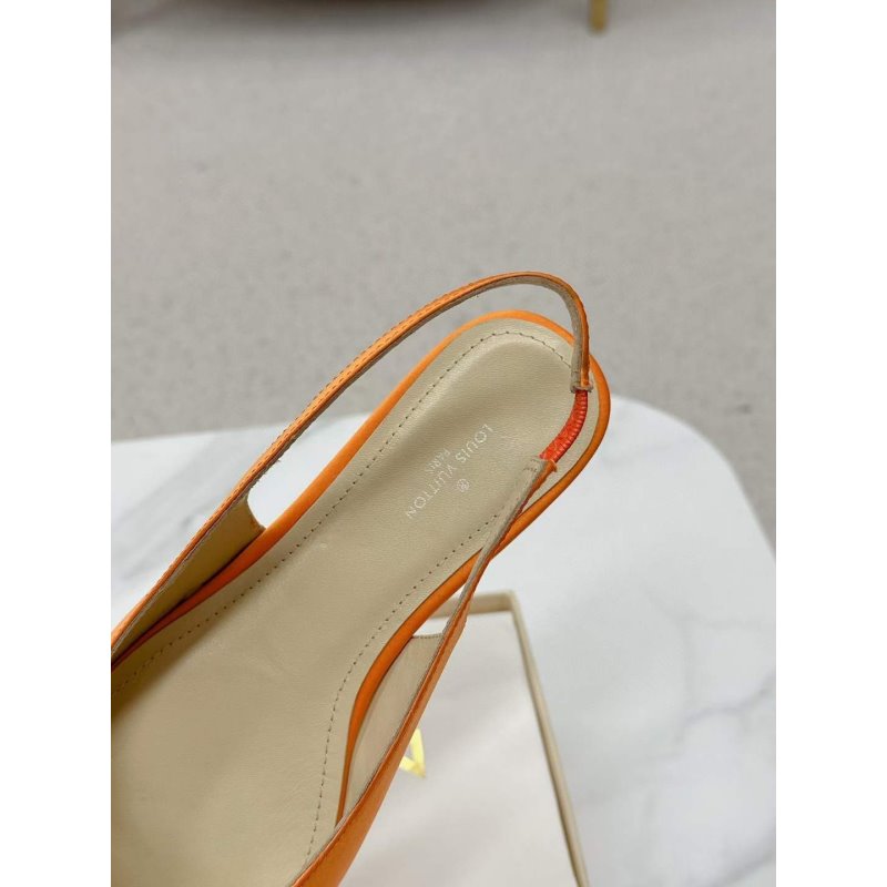 Louis Viutton Pointed Round Buckle Sandals SH010395