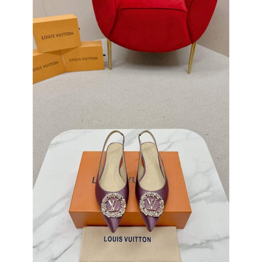Louis Viutton Pointed Round Buckle Sandals SH010397