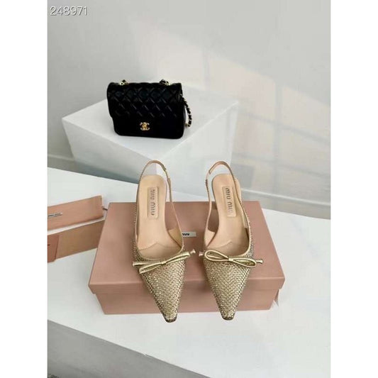 Miu Miu Butterfly knot Pointed Shoes SH010511