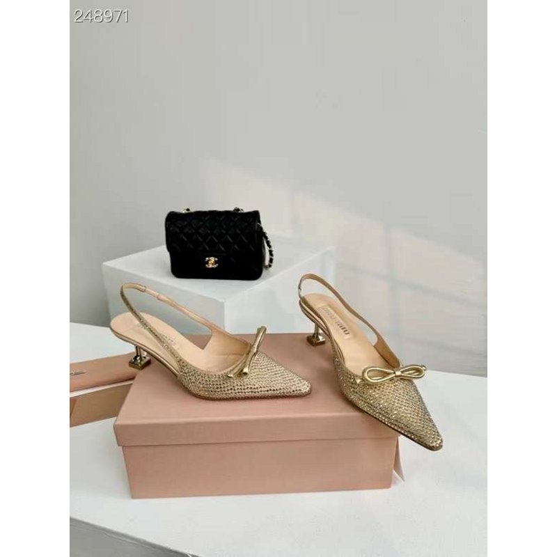 Miu Miu Butterfly knot Pointed Shoes SH010511