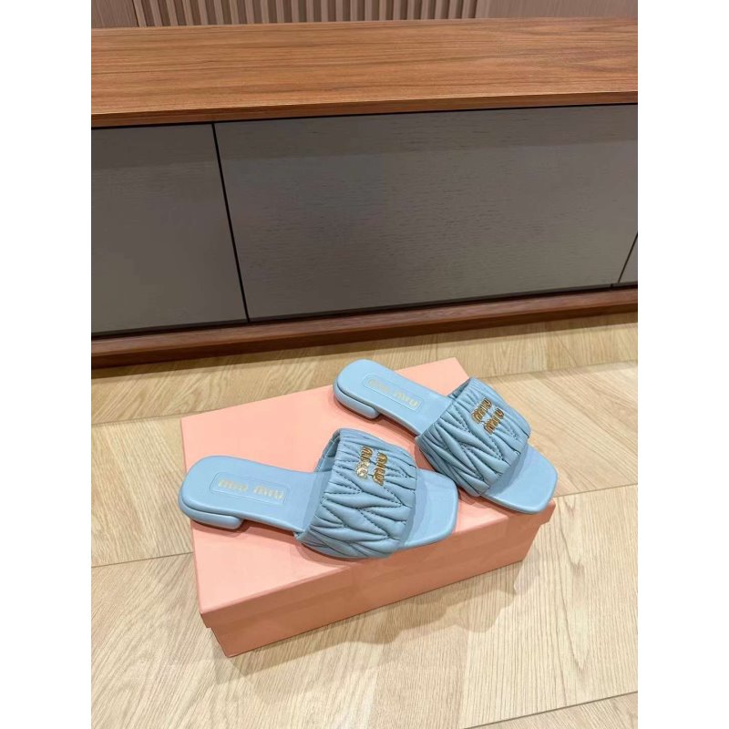 Miu Miu Square Headed Slippers SH010497
