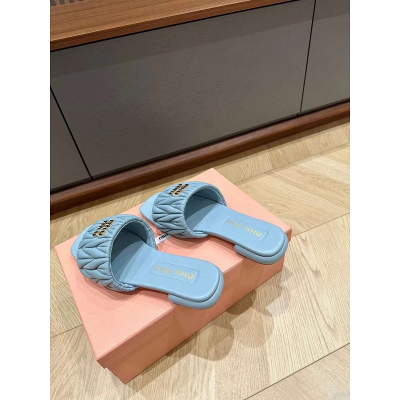Miu Miu Square Headed Slippers SH010497