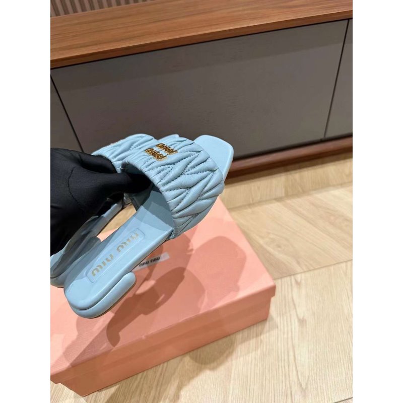 Miu Miu Square Headed Slippers SH010497