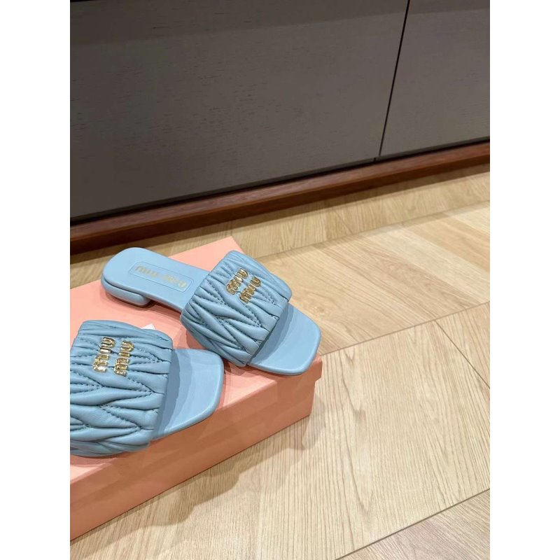 Miu Miu Square Headed Slippers SH010497