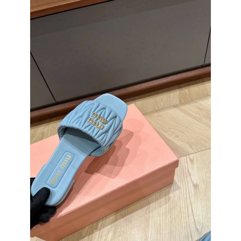 Miu Miu Square Headed Slippers SH010497