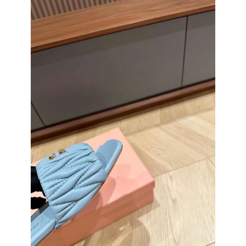 Miu Miu Square Headed Slippers SH010497