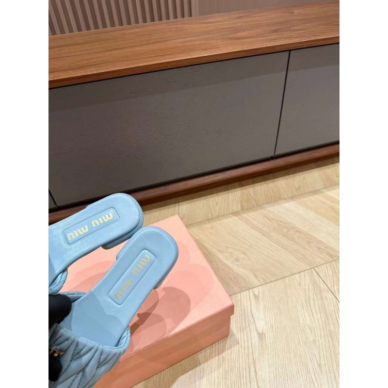 Miu Miu Square Headed Slippers SH010497