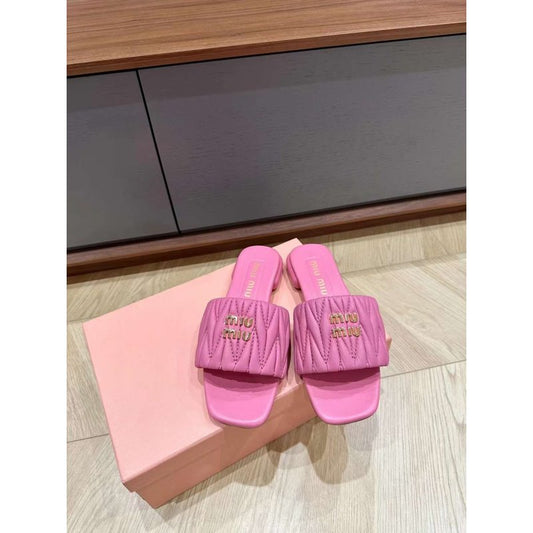 Miu Miu Square Headed Slippers SH010498