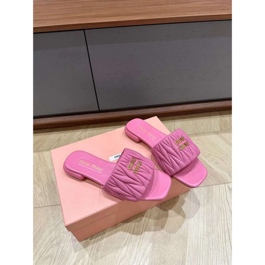 Miu Miu Square Headed Slippers SH010498