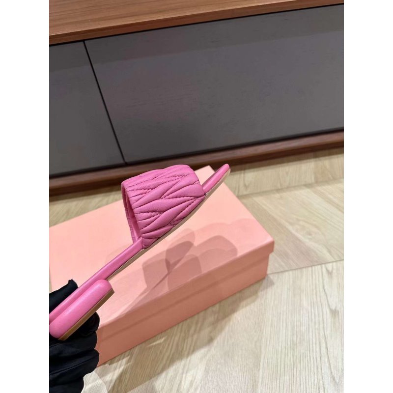 Miu Miu Square Headed Slippers SH010498