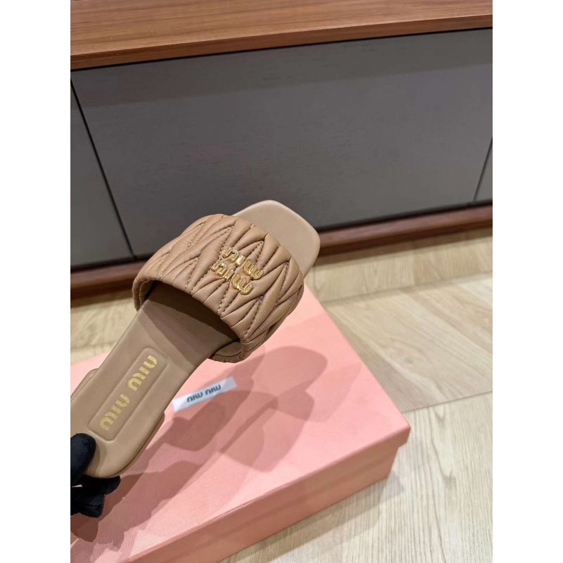 Miu Miu Square Headed Slippers SH010499