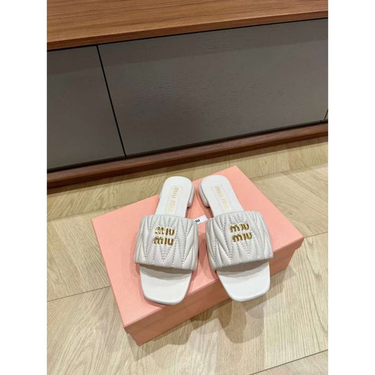 Miu Miu Square Headed Slippers SH010500