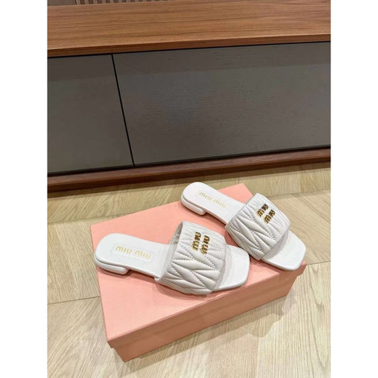 Miu Miu Square Headed Slippers SH010500