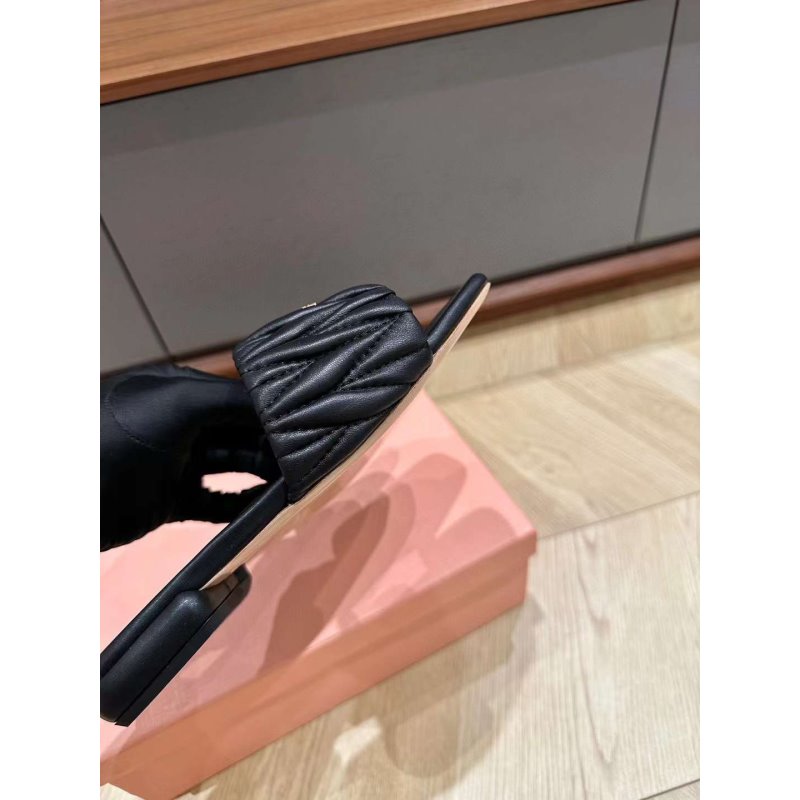 Miu Miu Square Headed Slippers SH010501