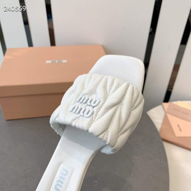 Miu Miu Square Headed Slippers SH010502