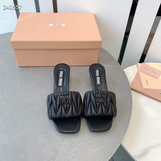 Miu Miu Square Headed Slippers SH010504