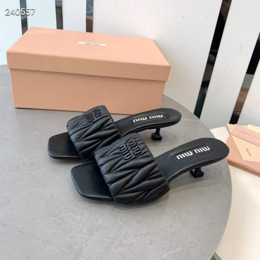 Miu Miu Square Headed Slippers SH010504