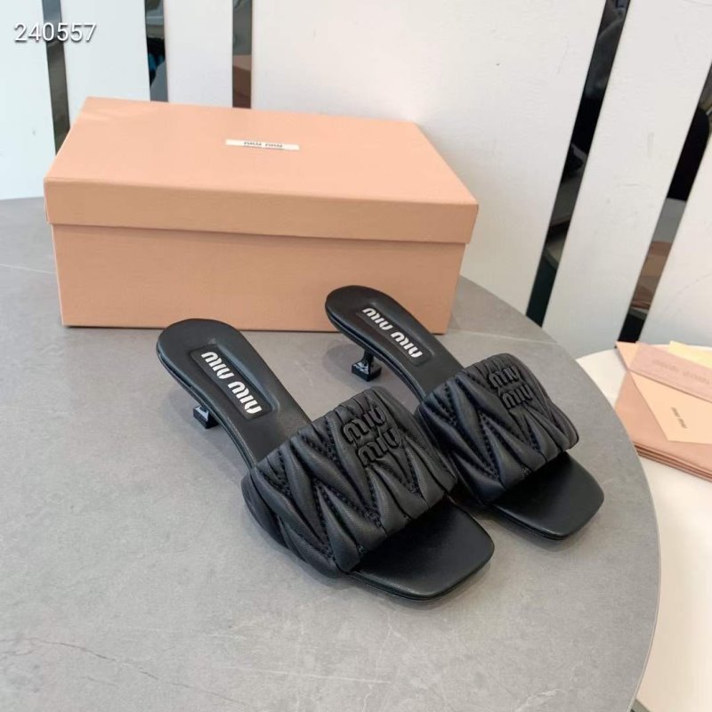 Miu Miu Square Headed Slippers SH010504