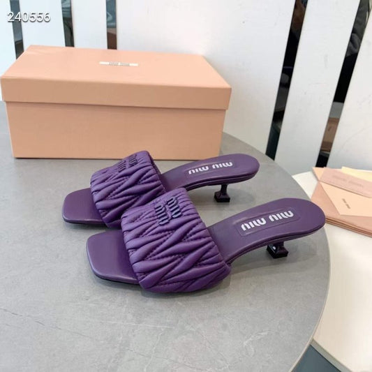 Miu Miu Square Headed Slippers SH010505