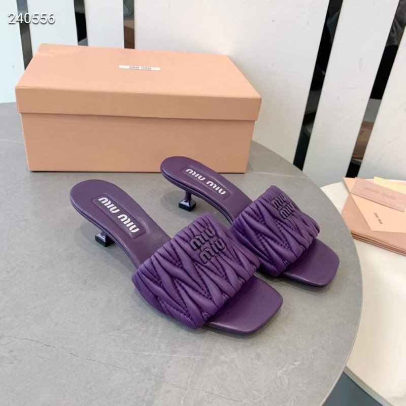 Miu Miu Square Headed Slippers SH010505