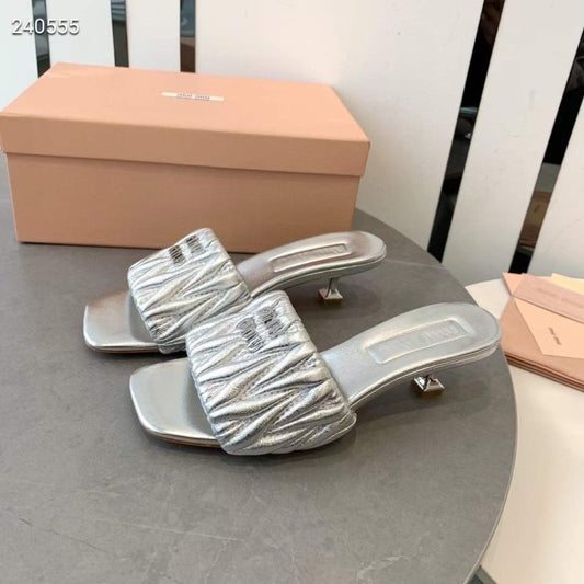 Miu Miu Square Headed Slippers SH010506