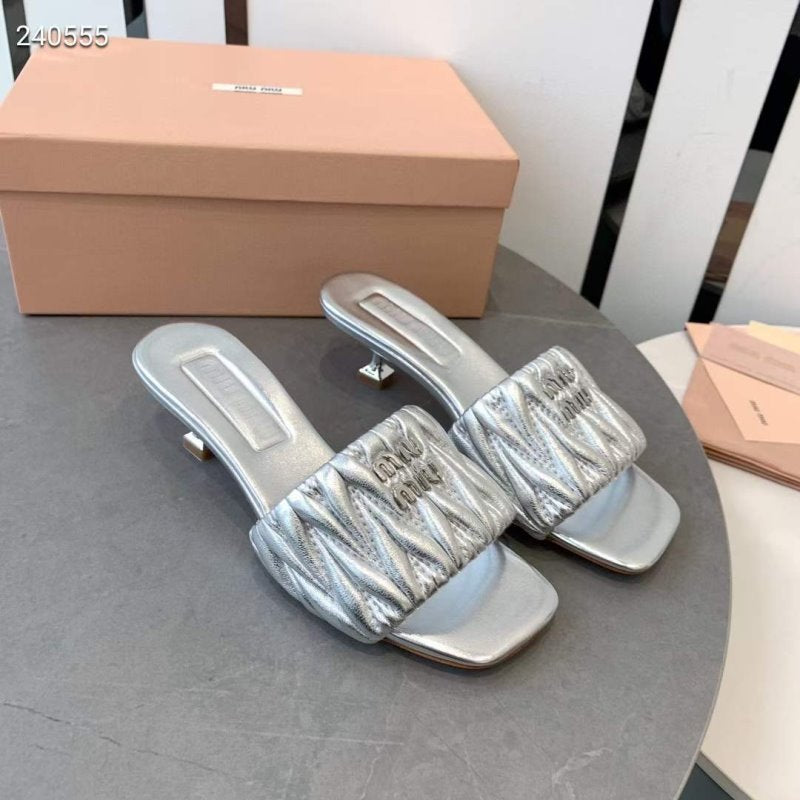 Miu Miu Square Headed Slippers SH010506
