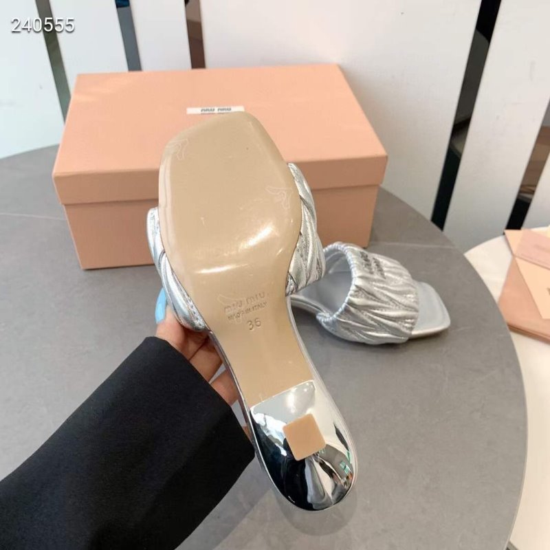 Miu Miu Square Headed Slippers SH010506