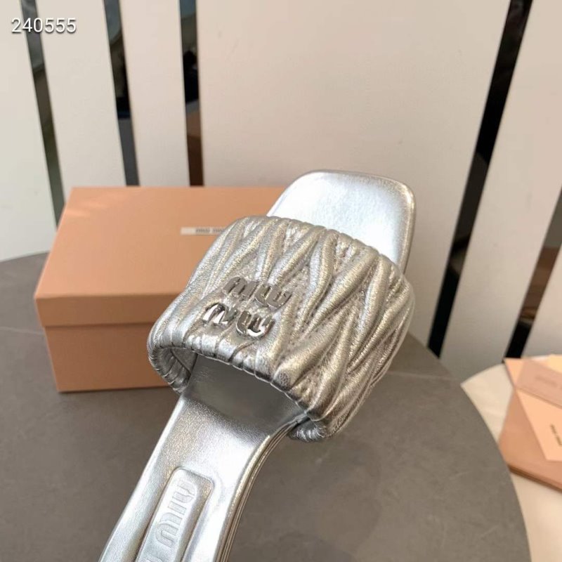 Miu Miu Square Headed Slippers SH010506