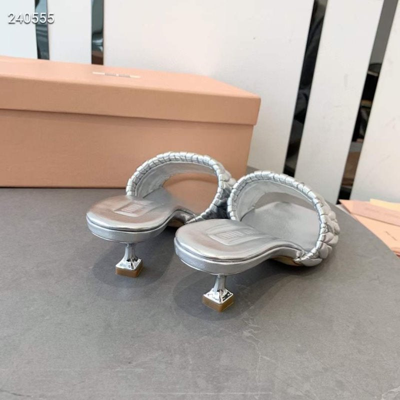 Miu Miu Square Headed Slippers SH010506