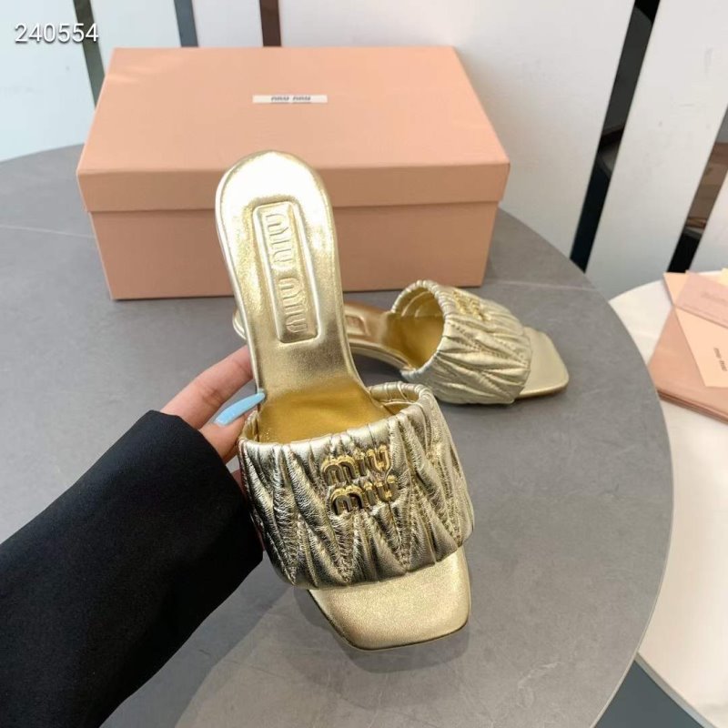 Miu Miu Square Headed Slippers SH010507