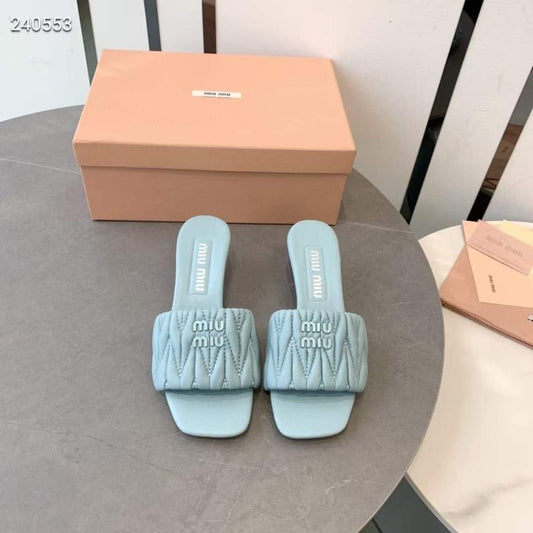 Miu Miu Square Headed Slippers SH010508