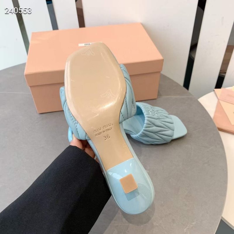 Miu Miu Square Headed Slippers SH010508