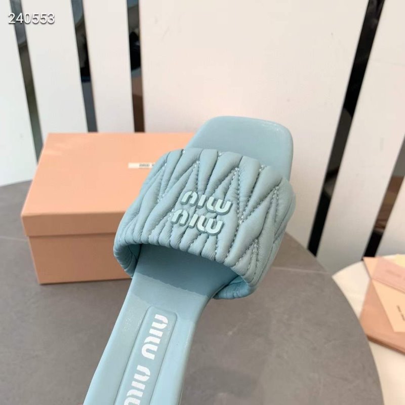 Miu Miu Square Headed Slippers SH010508