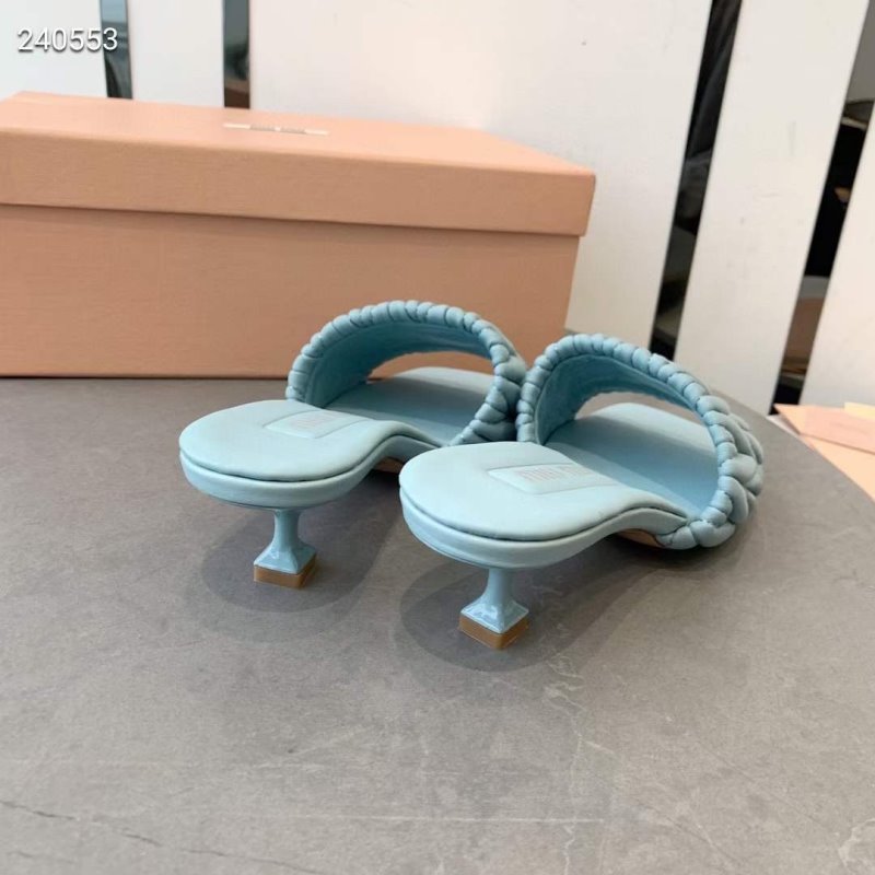 Miu Miu Square Headed Slippers SH010508
