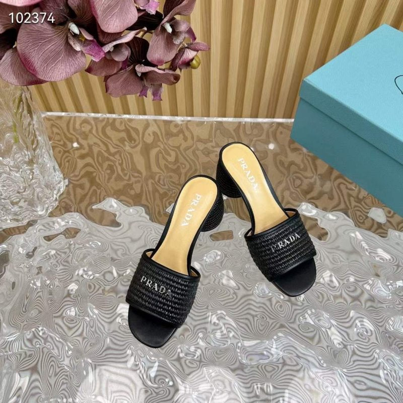 Prada Heeled Slippers SH010529