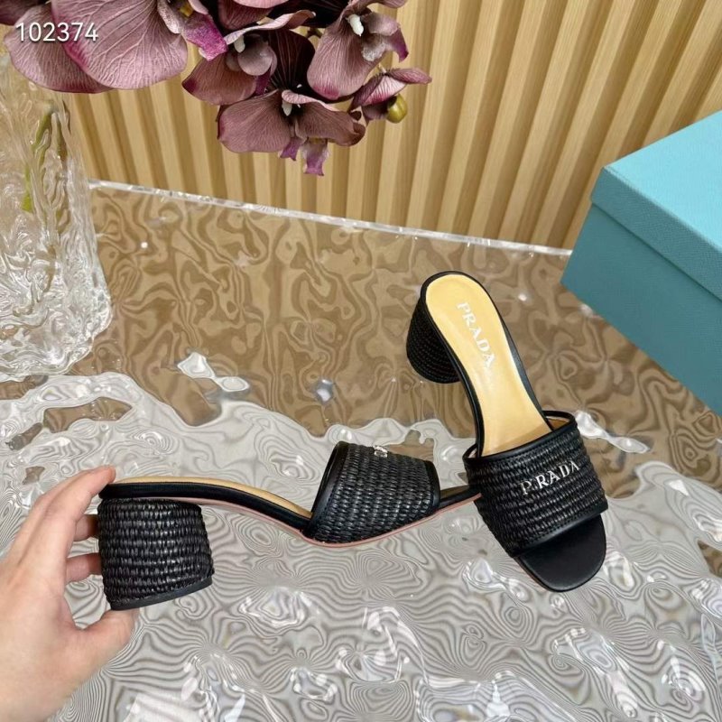 Prada Heeled Slippers SH010529