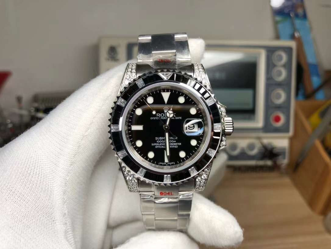 Rolex Diamond Water Ghost Wrist Watch WAT02021