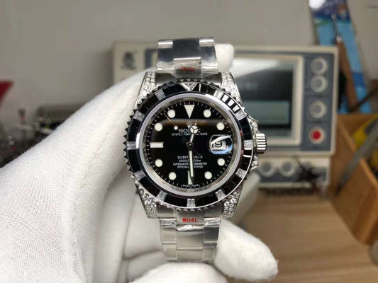 Rolex Diamond Water Ghost Wrist Watch WAT02021