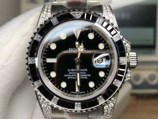 Rolex Diamond Water Ghost Wrist Watch WAT02021