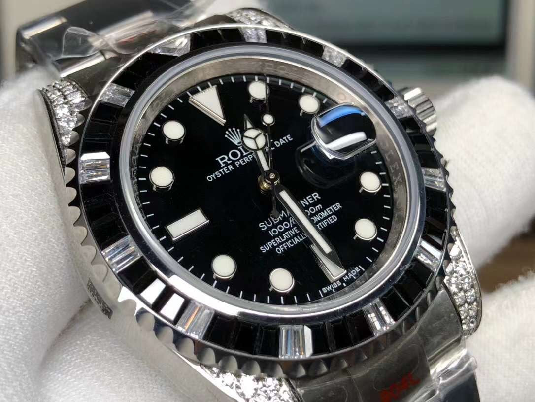 Rolex Diamond Water Ghost Wrist Watch WAT02021