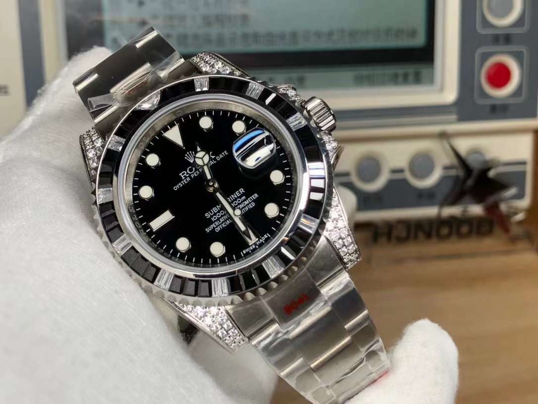 Rolex Diamond Water Ghost Wrist Watch WAT02021