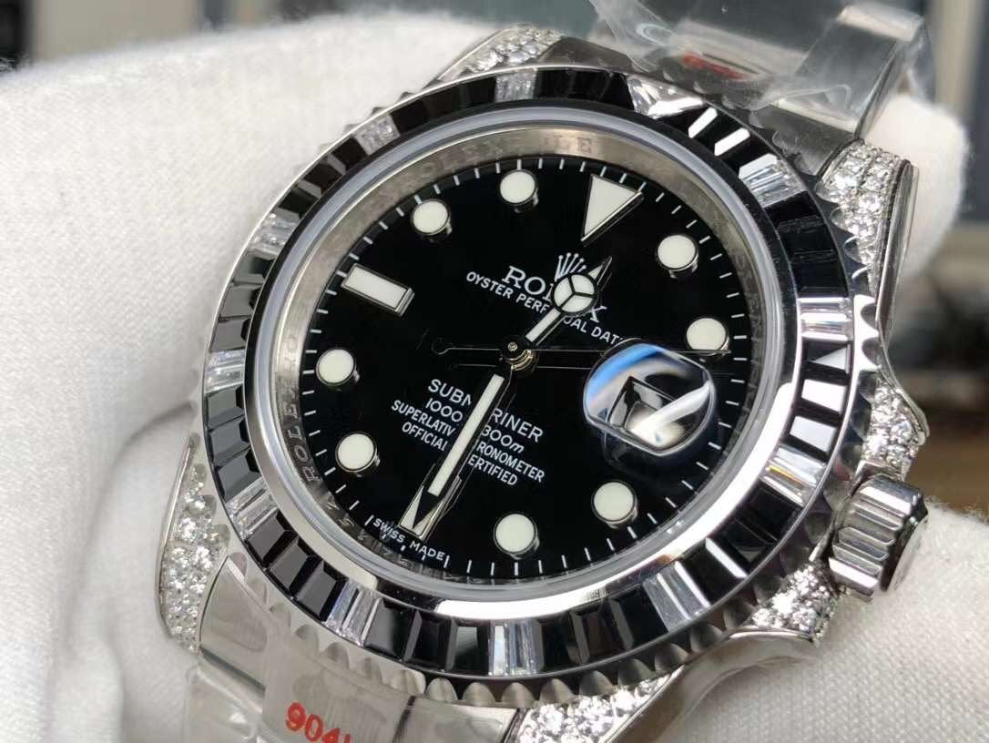 Rolex Diamond Water Ghost Wrist Watch WAT02021