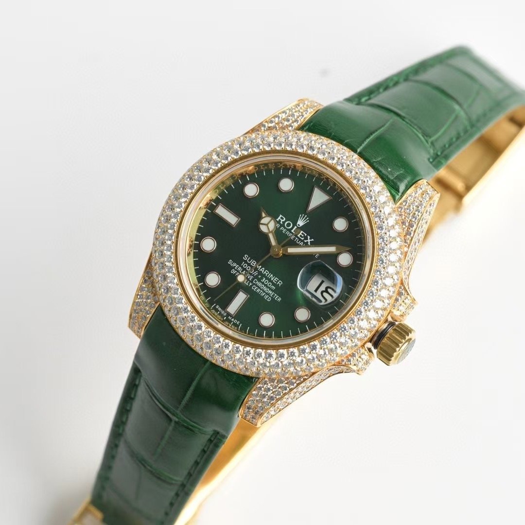 Rolex Enamel Diamond Series Wrist Watch WTJN25240